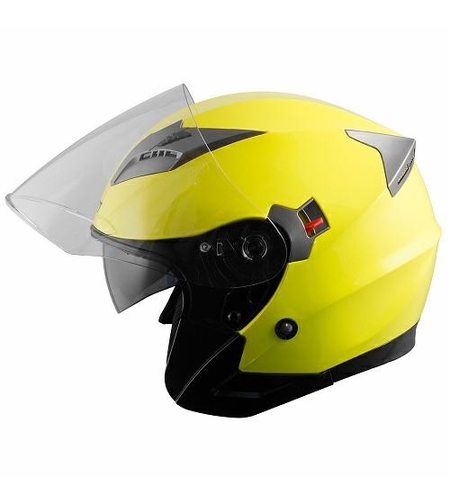 Каска за скутер A-PRO KINETIC FLUO