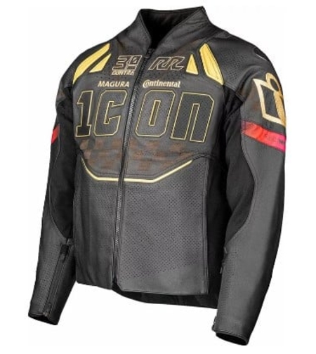Кожено яке ICON Contra3™ RIZZ RIZZ BK
