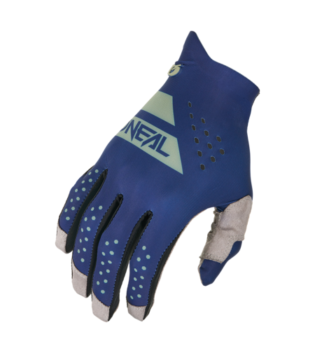 Мотокрос ръкавици O'NEAL PIN IT SLIP ON BLUE/GREEN V.26