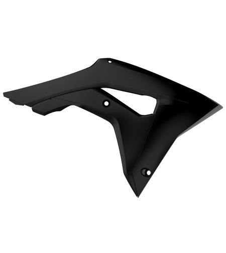 Пластмасови капаци за радиатор Polisport HONDA рестайлинг CR125R /CR250R -2002-07 Black