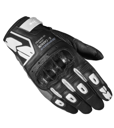 Дамски мото ръкавици SPIDI G-CARBON Black/White