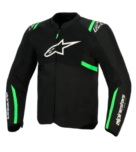 Текстилно мото яке ALPINESTARS  T-SPS AIR V2 BLACK/FLUO GREEN