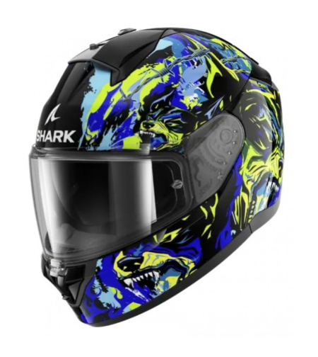 Каска SHARK RIDILL 2 RAGING BEAST Black Blue Green