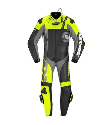Кожен мото екип SPIDI DP-PROGRESSIVE PRO Black/Fluo