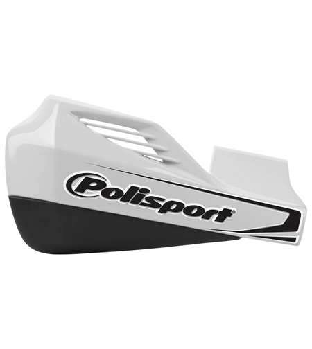 Предпазител за кормило POLISPORT MX ROCKS - UNIVERSAL WHITE/ BLACK / PLASTIC