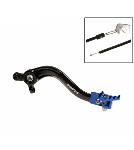 Заден лост за спирачка RFX Pro FT Rear Brake Lever (Black/Blue) - Husqvarna TC65 17-24
