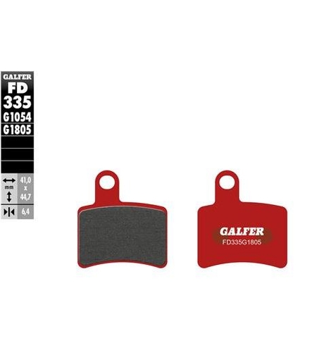 Задни мото накладки Galfer TRIAL TOP FD335G1805