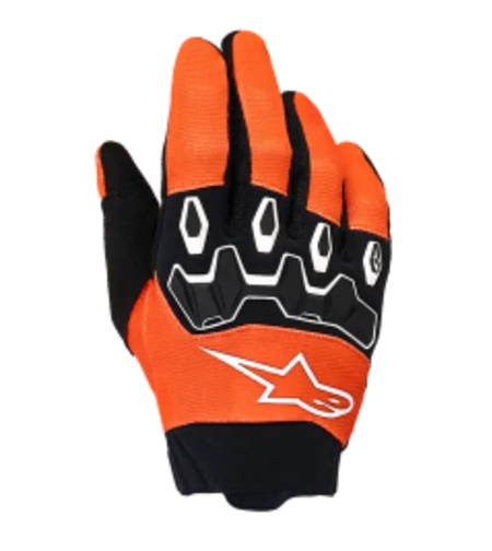 Детски мотокрос ръкавици ALPINESTARS FULL BORE V2 ORANGE/WHITE/BLACK