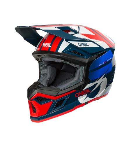 Мотокрос каска O'NEAL 3SERIES RIDE BLUE/WHITE/RED V.26