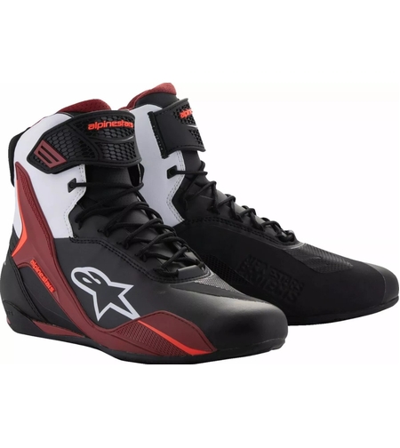 Мото боти ALPINESTARS FASTER-4 BK/WH/DK RD