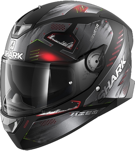 Каска SHARK SKWAL 2 VENGER BLACK/RED MATT