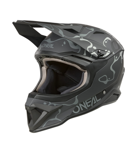 Каска O'NEAL 1SERIES SPLASH BLACK/GRAY V.26