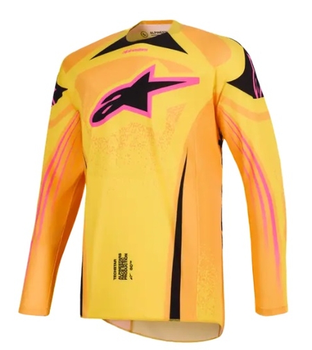 Мотокрос джърси Alpinestars TECHSTAR NOMUR ORANGE/YELLOW/PINK