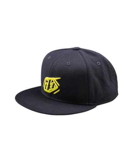 Шапка TROY LEE DESIGNS Flat Bill Snapback Badge - NAVY BLUE