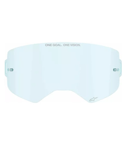 Плака за мотокрос очила ALPINESTARS SUPERTECH CLEAR BLUE