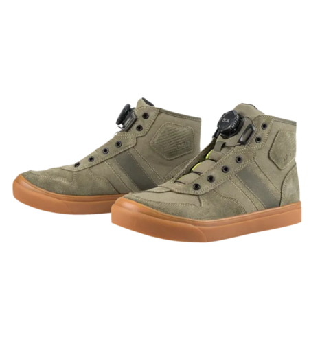 Мото кецове ICON Hooligan AF OLIVE