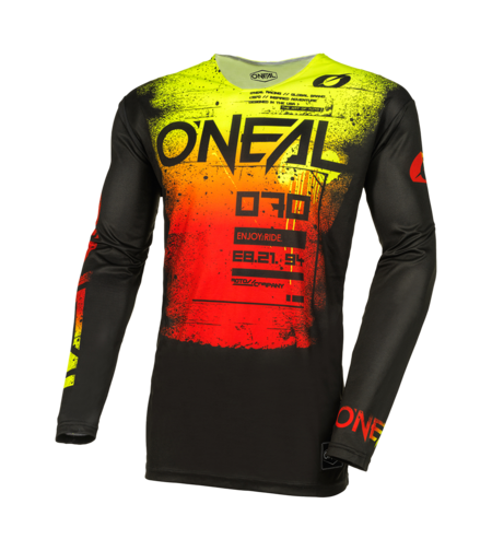 Мотокрос блуза O'NEAL MAYHEM SCARZ BLACK/RED V.24