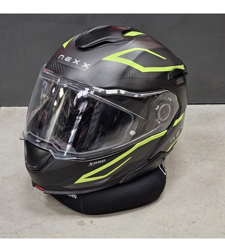 Каска NEXX X.LIFETOUR FLIP UP PRO MILE NEON GRAY L - ВЪРНАТА БРОЙКА