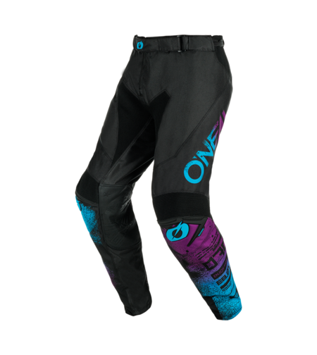 Мотокрос брич O'NEAL MAYHEM SCARZ BLACK/BLUE V.24