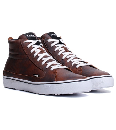 Мото кецове TCX STREET 3 WATERPROOF Brown/White