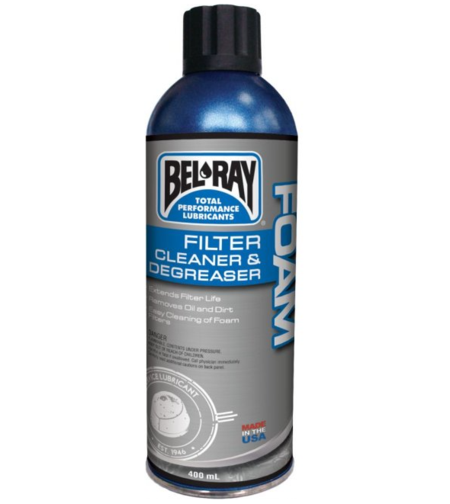 Спрей за почистване на въздушен филтър Bel-Ray FOAM FILTER CLEANER & DEGREASER 400ML