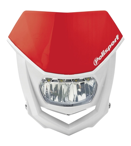 Фар Polisport HALO LED - WHITE/RED