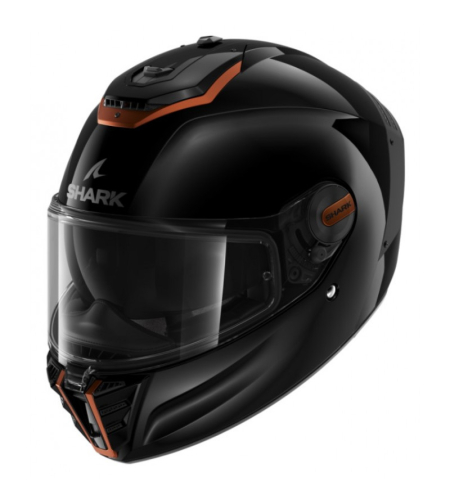 Каска SHARK SPARTAN RS BLACK/COPPER GLOSS