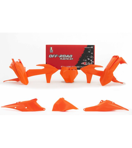Комплект пластмаси RACETECH Replica Plastic Kit + Airbox Cover KTM 19-22 (Orange)