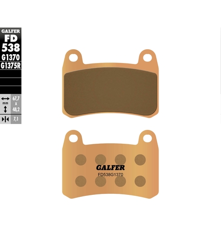 Предни мото накладки Galfer SINTERED COMPOUND FD538G1370