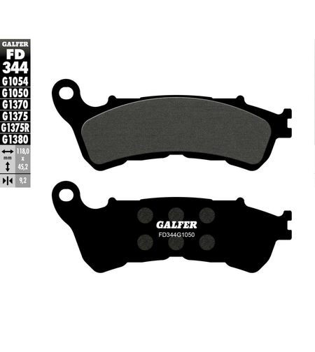 Предни/задни мото накладки Galfer SCOOTER FD344G1050