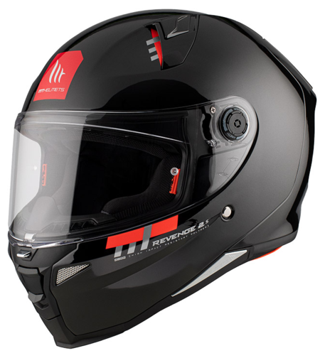 Каска MT REVENGE 2 S SOLID A1 GLOSS BLACK