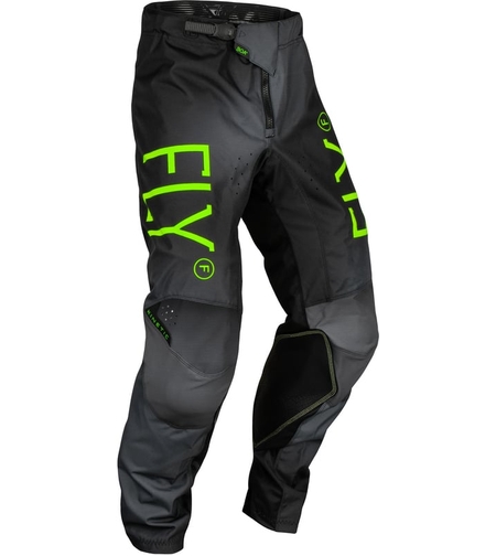 Детски мотокрос брич FLY RACING Kinetic Prodigy-Charcoal/Neon Green/True Blue