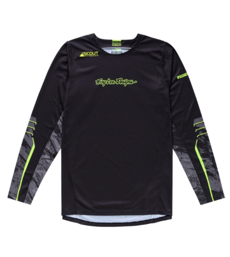 Mотокрос джърси TROY LEE DESIGNS Scout GP Pro Slab Jersey - Black