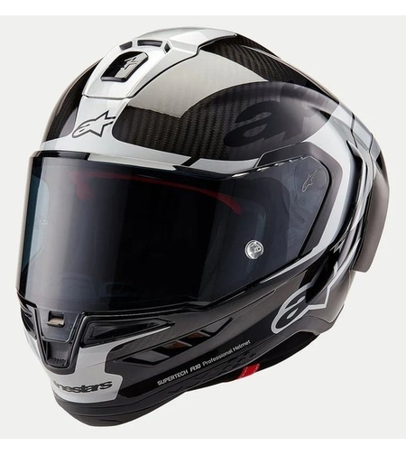 Каска ALPINESTARS Supertech R10 Element Black/Carb/Silver