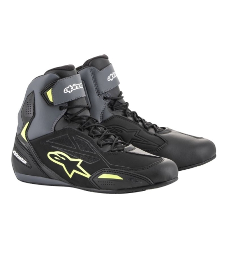МОТО БОТИ ALPINESTARS FASTER-3 DRYSTAR BLACK/GRAY/YELLOW FLUO