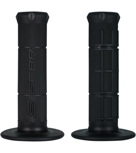 Мото ръкохватки  SCAR HALF WAFFLE BLACK