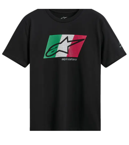 Мото тениска ALPINESTARS SS CSF GLOBAL BLACK/GREEN/WHITEH/RED