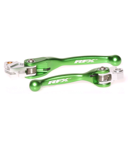 Комплект лостове RFX Race Forged Flexible Lever Set (Green) KX65/85/100 00-16 KX125/250 00-08