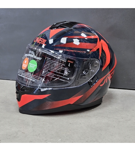 Каска O'NEAL CHALLENGER EXO V.22 RED/BLUE ДЕФЕКТ