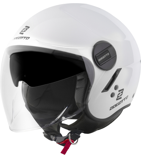 Каска за скутер BOGOTTO H595-1 SPN WHITE/MATT