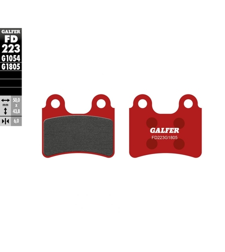 Предни мото накладки Galfer TRIAL TOP FD223G1805