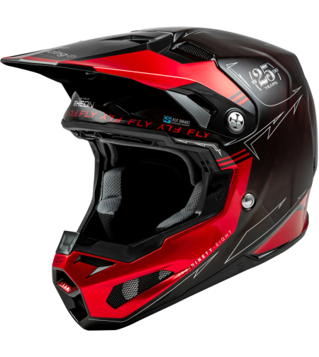 Мотокрос каска FLY RACING Formula CC Tektonic - Black/Red