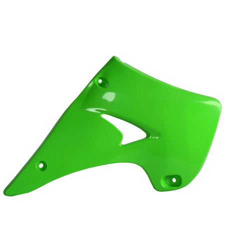 Пластмасови капаци за радиатор Polisport Kawasaki KX125 / 250 - 2003-08 Green OEM Color