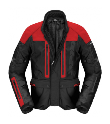 Текстилно мото яке SPIDI TRAVELER 3 EVO BLACK/RED