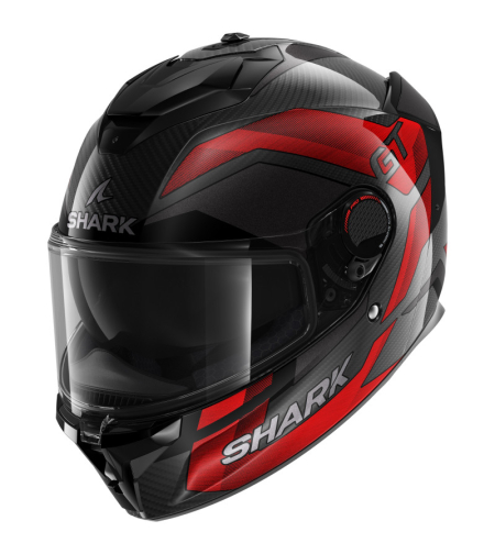Каска SHARK SPARTAN GT PRO CARBON RITMO BLACK/RED GLOSS