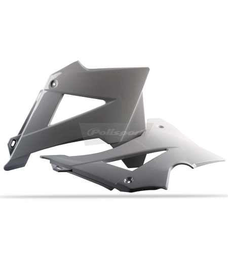 Пластмасов капак за радиатор Polisport Husqvarna TC125; FC250 / 350 / 450 - 2019-21 Nardo Grey