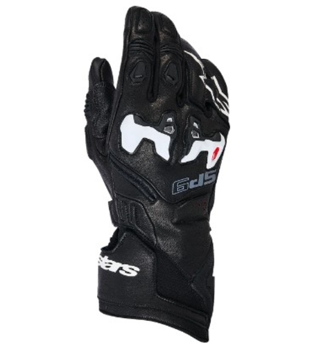 Кожени ръкавици ALPINESTARS SP-9 BLACK/WHITE