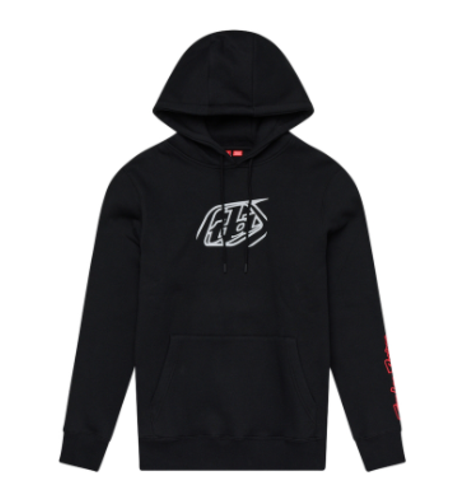 Детски суитшърт TROY LEE DESIGNS Badge - Black