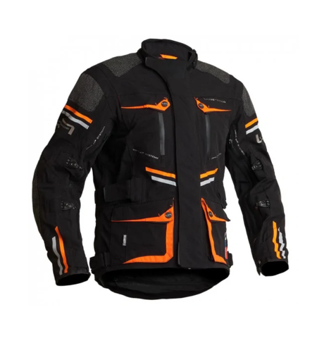 Текстилно мото яке Lindstrands Sunne Black/Orange