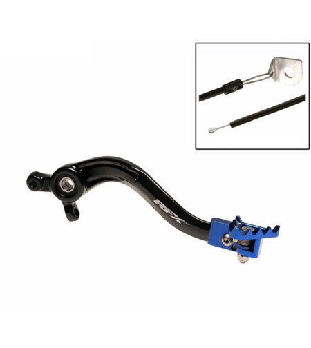 Заден лост за спирачка RFX Pro FT Rear Brake Lever (Black/Blue) Husqvarna FC 250/350/450 17-22 / TC 125 17-22